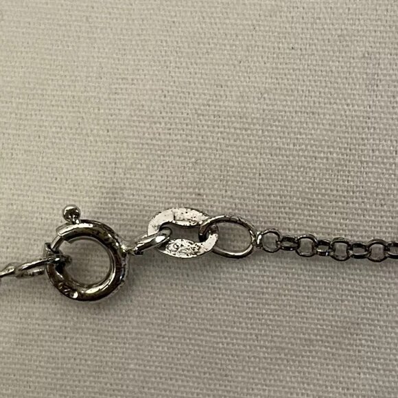 Elegant Multicolored Natural Gemstone Faux Pearl 16" Choker Matching Earring 925 - Picture 7 of 9